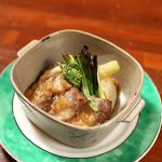 信州オレイン豚と山菜の塩麹焼き（コース料理の一品）
